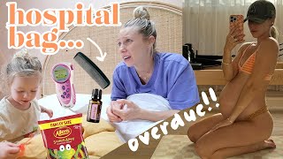 I'm OVERDUE! What's in my hospital bag & waiting for LABOUR!! VLOG screenshot 5