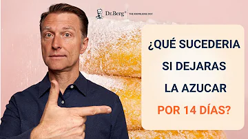 ¿Qué ocurre si se deja de comer azúcar durante 14 días?