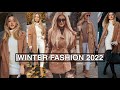 🍁TENDENCIAS DE MODA INVIERNO 2022 MUJER/ LINDOS OUTFITS DE INVIERNO /WINTER FASHION 2022