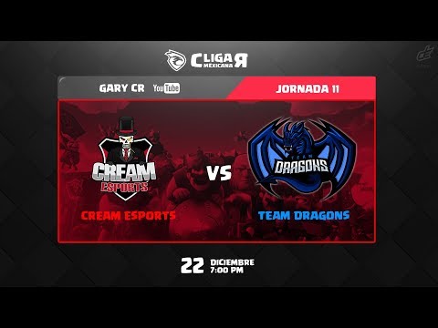 CREAM ESPORTS VS TEAM DRAGONS | LIGA MEXICANA DE CR😎 | CLASH ROYALE 🔥