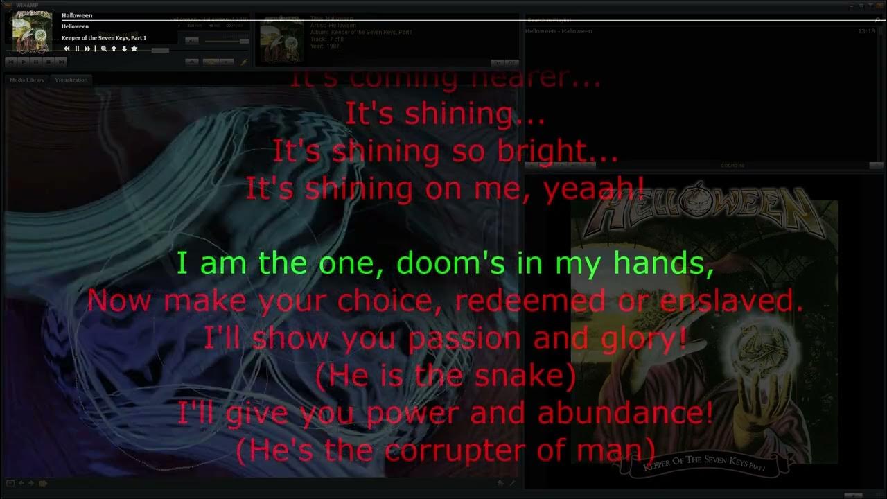 Helloween halloween song with karaoke synchronized lyrics youtube