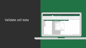 How to validate cell data in Microsoft Excel