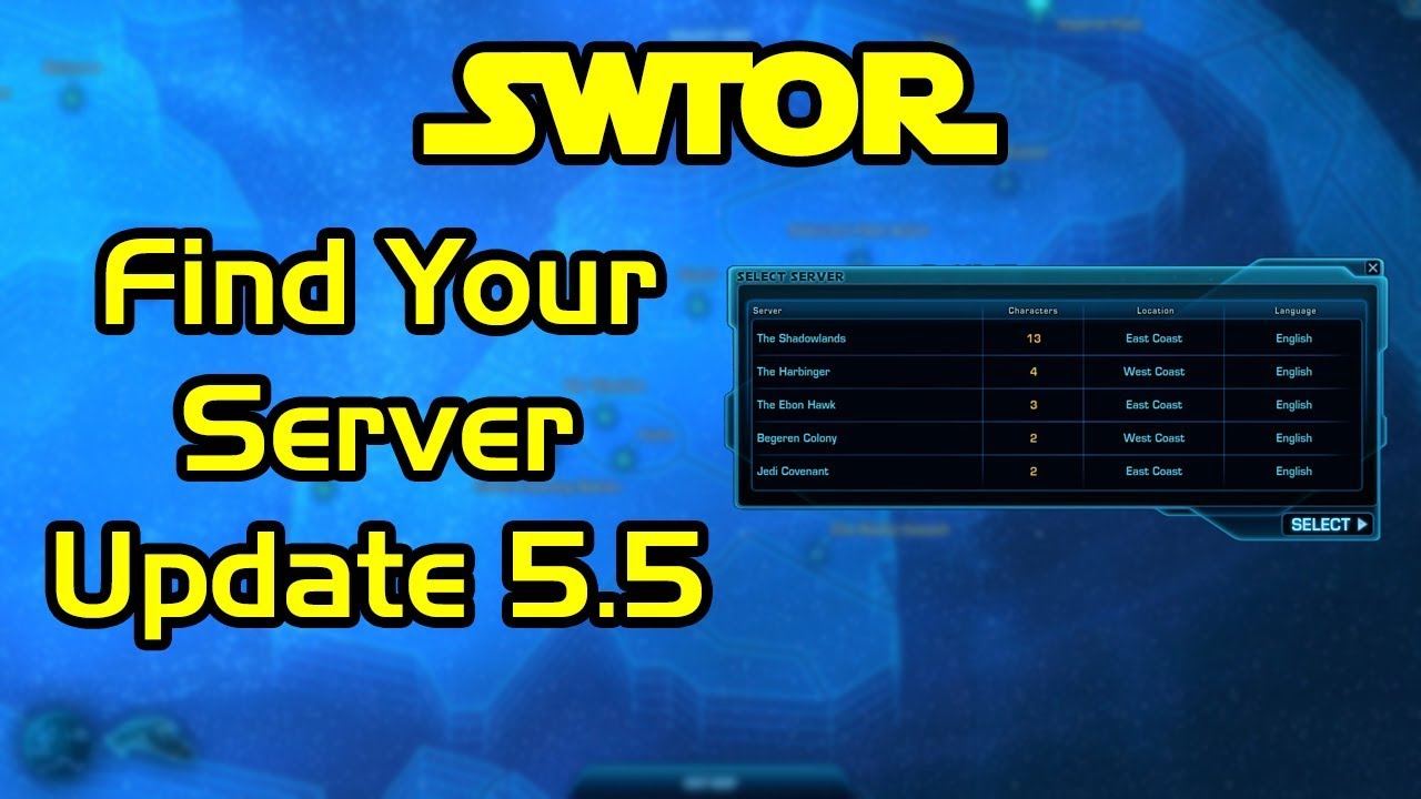 star wars old republic server not responding