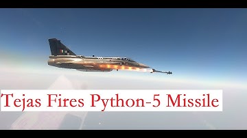 LCA Tejas Fires Israeli Python-5 Missile | Indian Air Force