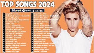 Pop songs playlist 2024 - Charlie Puth, Adele, Miley Cyrus, Maroon 5 -  New Popular Songs 2024