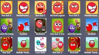 Red Ball 4,Red Ball Adventure,Red Ball 5,Red Ball Legend,Catch The Candy,BRed Ball
