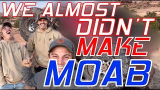 WE ALMOST DIDN'T MAKE IT TO MOAB!!!!! PECK BROTHERS OFF-ROAD JEEP TJ