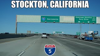 Interstate 5 North in Stockton, California