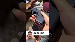 Product Link In Bio (#2456) ▶️Gun shape Secret Storage Jet Flame Lighter