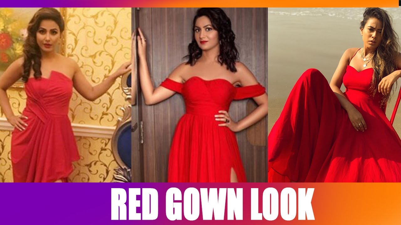 Hina Khan Vs Sriti Jha Vs Nia Sharma: Who pulled off the red gown