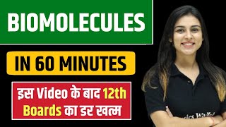 BIOMOLECULES in 60 Minutes | BEST for Class 12 Boards
