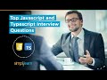 Top JavaScript And TypeScript Interview Questions | Full Stack Interview Questions 2022 |Simplilearn Mp3 Song