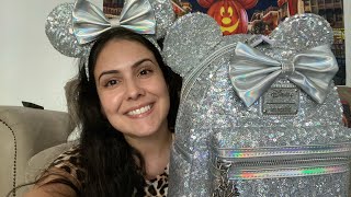 Disney Loungefly Holographic Sequin backpack Unboxing