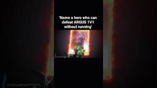 'Name a hero who can defeat ARGUS 1V1 without running' #mobilelegends #mlbb #mobalegends5v5 #argus