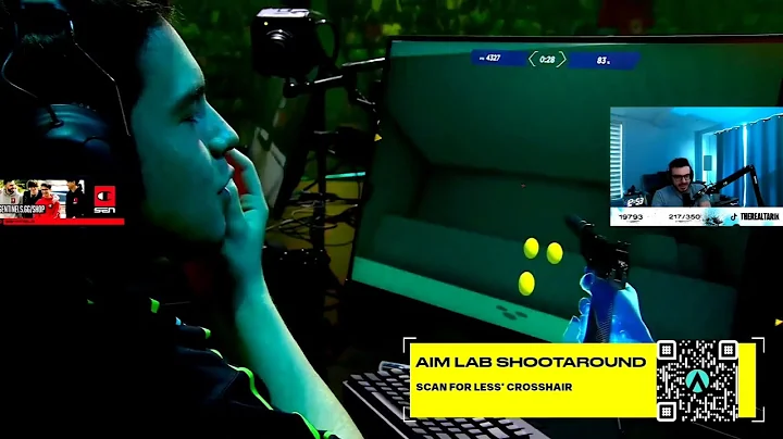 Tarik reacts to LOUD Less TROLLING Aimlabs Training