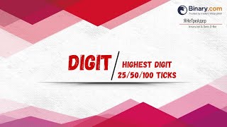 [DIGIT] LD Analyzer Bot - Highest Digit 25/50/100 ticks | FREE BOT binary.com (Virtual Account)
