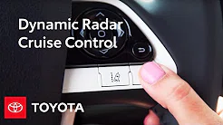 2016 Vehicle’s Toyota Safety Sense™ P How-To: TSS-P Dynamic Radar Cruise Control
