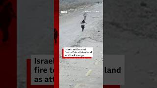 Israeli Settlers Set Fire To Palestinian Warehouse And Land As West Bank Attacks Surge.