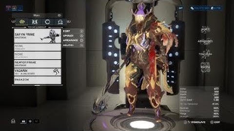 Warframe {Sayrn + Reaper Prime} build Combo + Riven & Aqua Blades