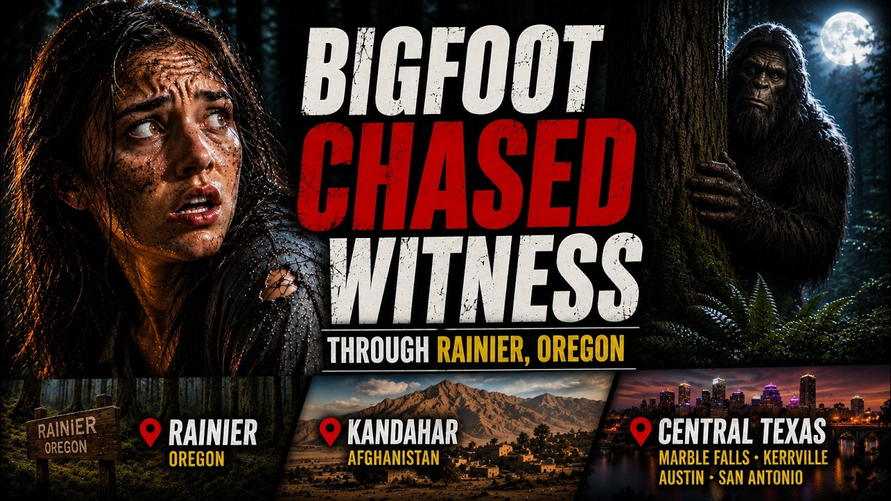BIGFOOT CHASED Witness Through Rainier, Oregon | NEW KANDAHAR INFO | Bigfoot Society 1181
