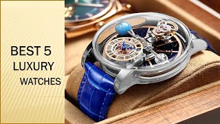 BEST 5 PREMIUM WRIST WATCH|Top 5 Longines watches For Men 2023|Is This The Best Watch Strap Ever