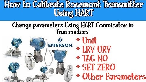 Range & Units Change From Hart Communicator | Loop Test From Hart Communicator #industrial