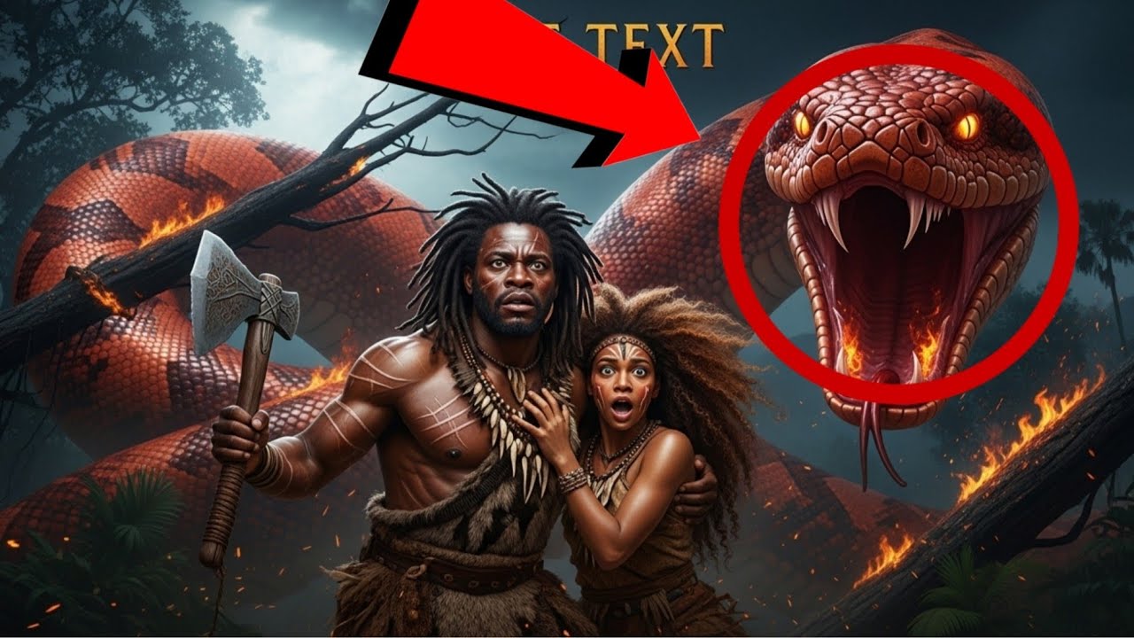 The First Man and Beauty | The Curse of the Red Python #survivalstory # ...
