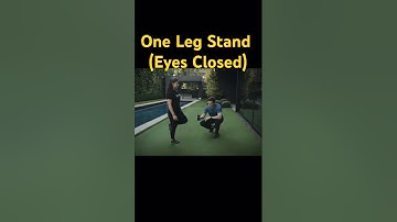 One-Leg Stand (Eyes Closed) – Balance Challenge Exercise