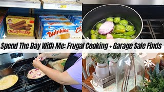 HOMEMAKING IN A SMALL SPACE: COOK WITH ME A FRUGAL DINNER