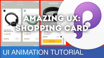 Shopping Card Screen Transition • UI/UX Animations with Principle & Sketch (Tutorial)