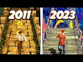 Evolution of temple run games 2011 to 2023 4k