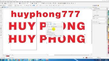 Hướng dẫn kỹ thuật tạo chữ nổi bằng Corel