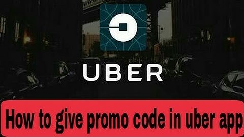 How to apply promo/coupon code in Uber app