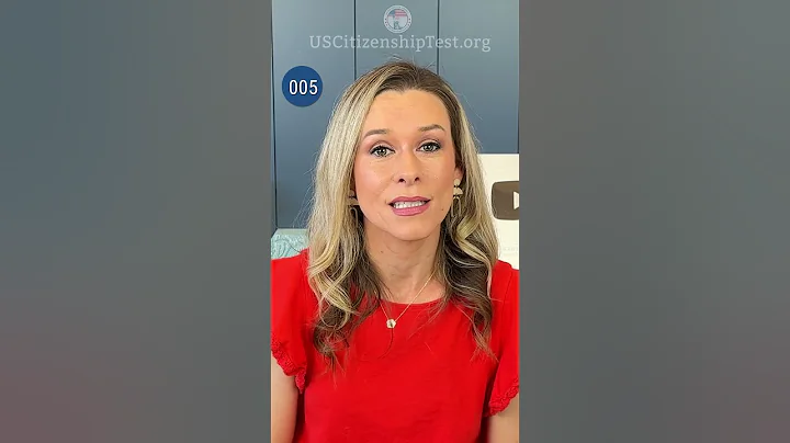 Official USCIS 100 Civics Q 05 | US Citizenship Test 2008 civics #n400  #citizenshipwithjackie