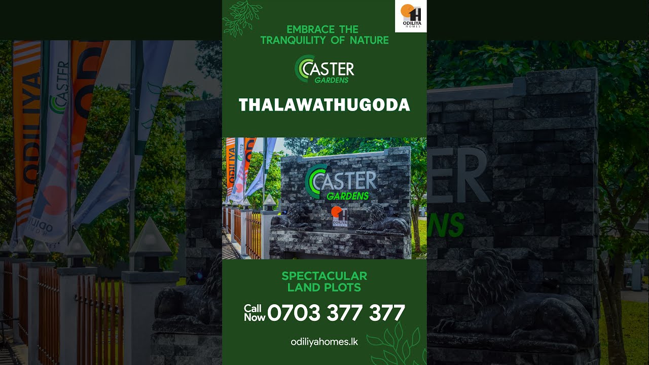 ODILIA HOMES CASTER GARDENS Thalawathugoda YouTube