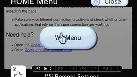 Wii Custom Theme - Semi-Brick/Opera Error