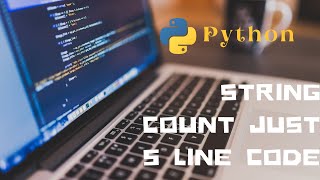 Only 5 lines of Code to Count String from any Giant text file using Python