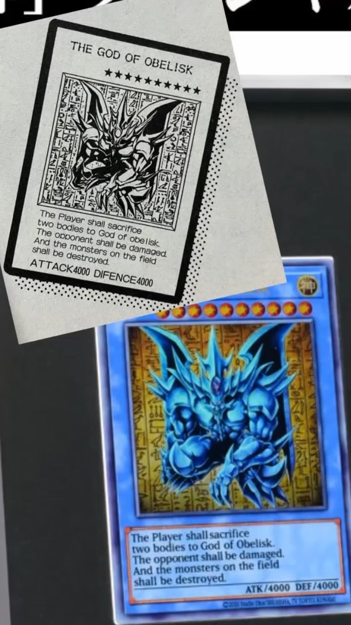 Cards of the three legendary gods with original illustrations! I