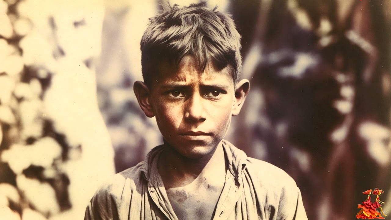 Photo de 1931 : Le Garçon Pieds Nus et l'Objet Secret Caché dans Sa Poche