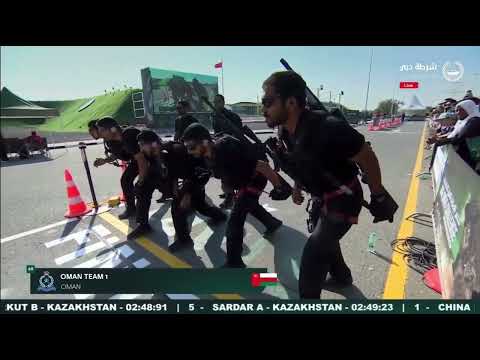 اداء ورقم جيد في مشاركة دولية لشرطة عمان السلطانية ممثلة بقيادة المهام الخاصة