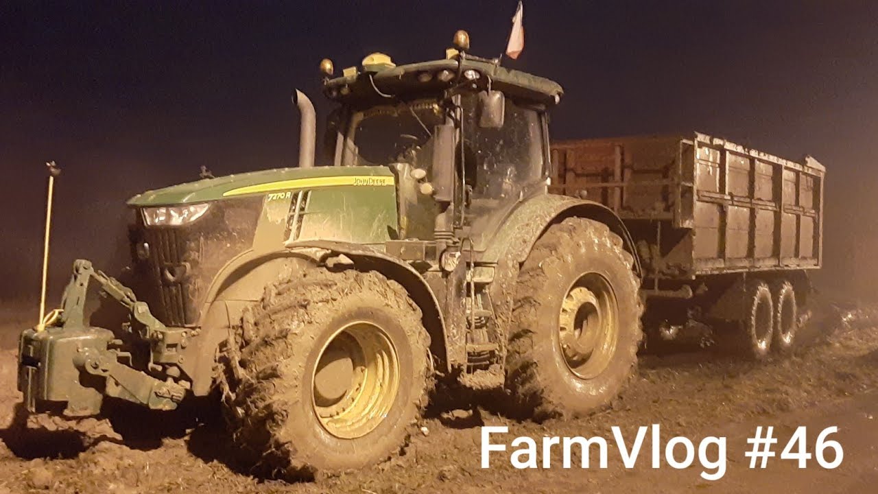 FarmVlog #46 - Zapadnutí, tahal mě Holmer, odvoz řepy v extremních podmínkách