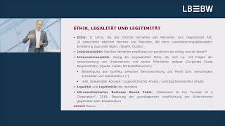 Business-Ethik Dr. Daniel Walden, Advant Beiten