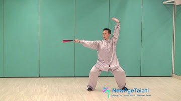 Yang Style 18 Fan Front Demo 杨式18势太极扇正面示范