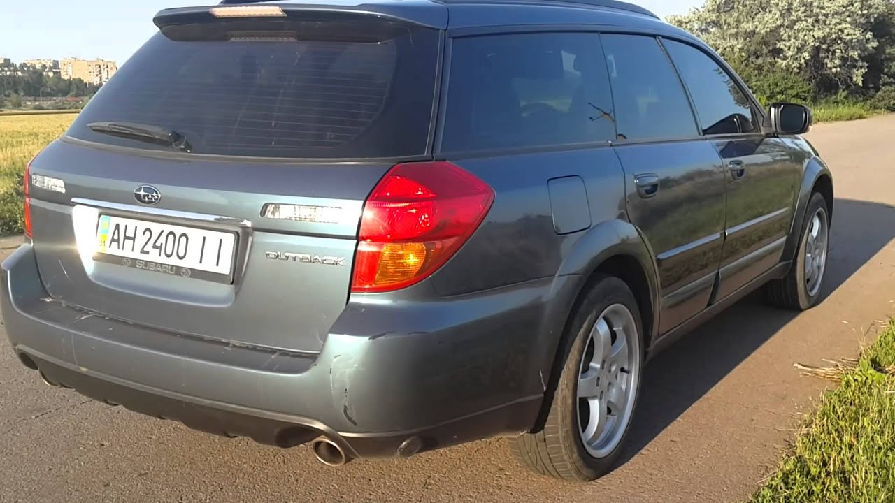 Subaru Outback 2,5 AT stock acceleration YouTube