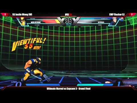 UMVC3 Grand Final EG Justin Wong vs EMP Flocker - Apex 2014 Tournament