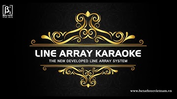 Line array karaoke R4 R8 Plush