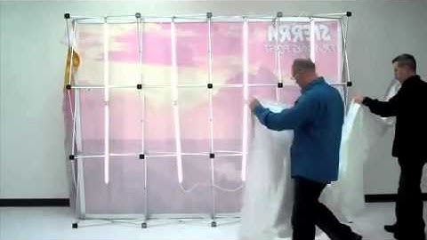 Backlit Burst Pop Up Display indydisplays.com