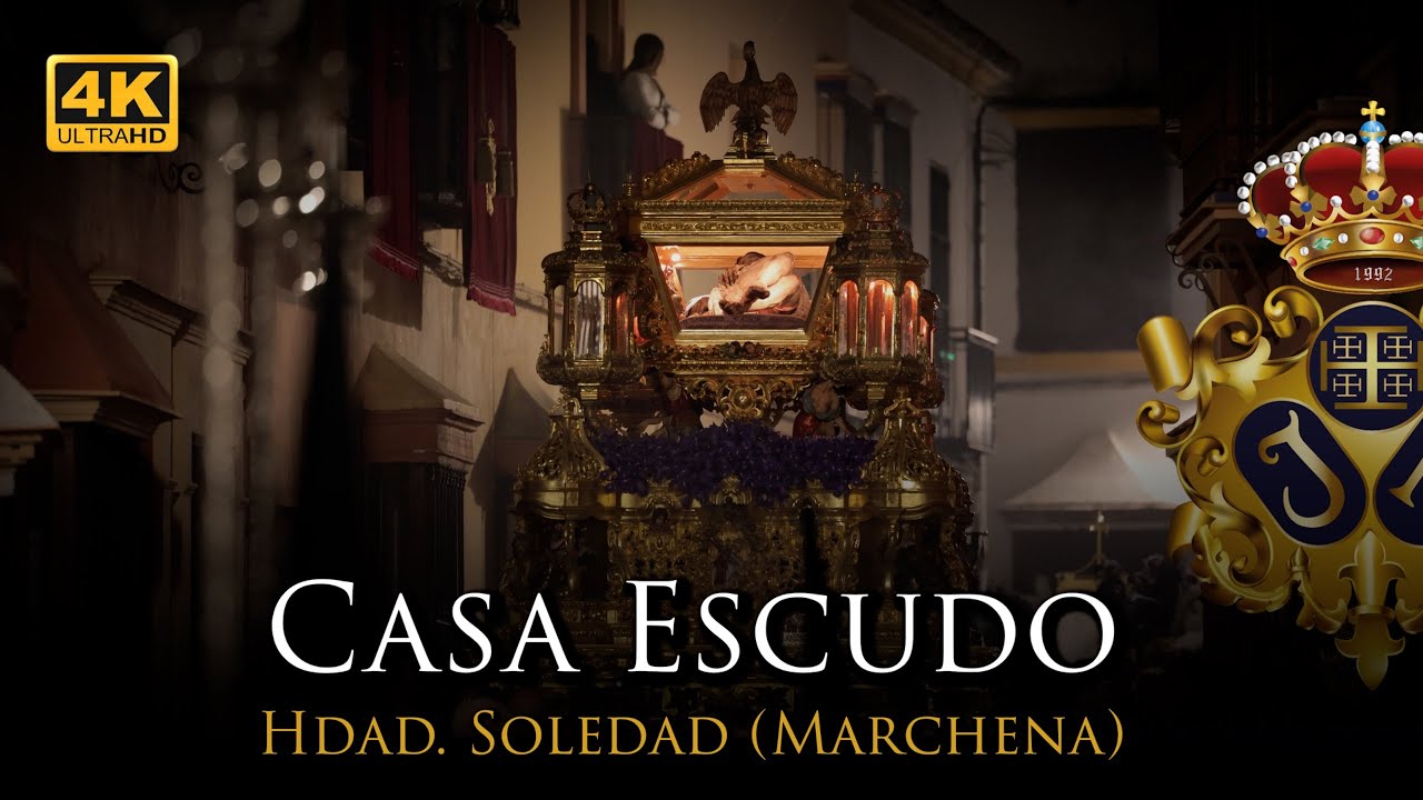 4K | SOLEDAD MARCHENA - CASA ESCUDO | SÁBADO SANTO [Banda Nazareno Arahal] 2025