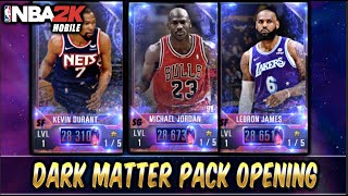 DARK MATTER SNEAK PEEK PACK OPENING!! | NBA2K Mobile 22 S4 Dark Matter Pack Opening