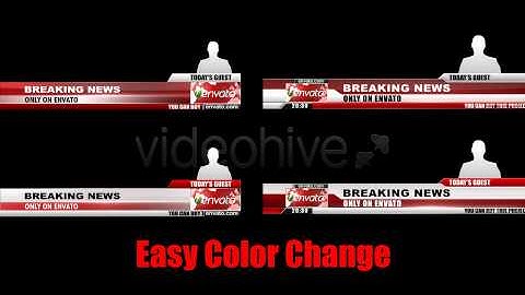 After Effects Project Files - News Lower Third Pack - VideoHive